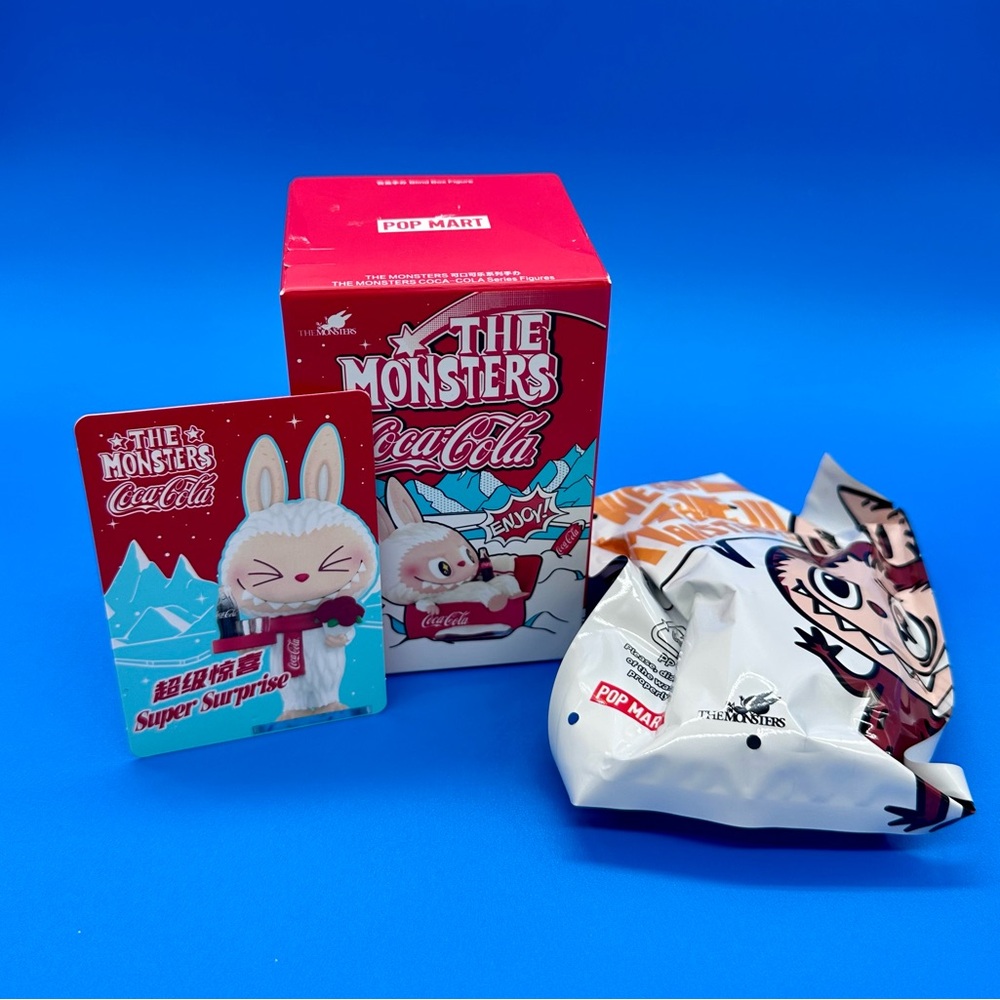 The Monsters Coca-Cola Action Figure - Red and White